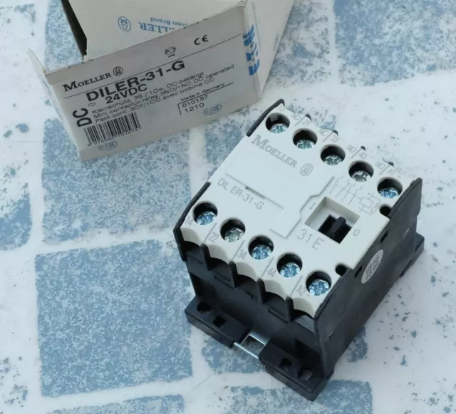 Moeller (Eaton) DILER-31-G 24VDC 31E mini contacteur 3 NO / 1 NF  3A DILER