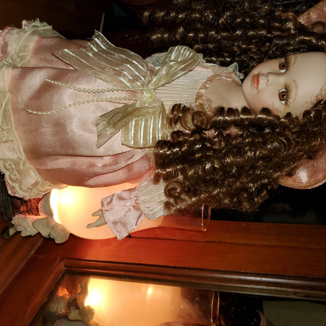 HERITAGE SIGNATURE COLLECTION Porcelain Doll "Angel Angelica" COA 2