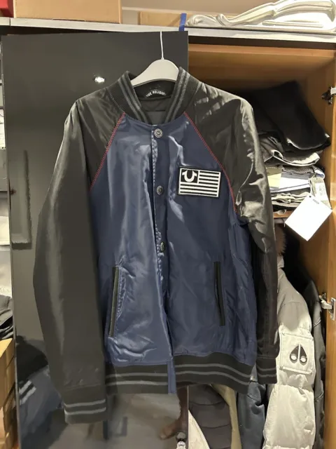 Brand New Mens True Religion Jacket . Size M . Varsity/Bomber
