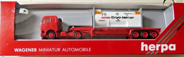 Herpa Buck Mercedes Benz SK 94 tarpaulin semitrailer 317757 - Modèle