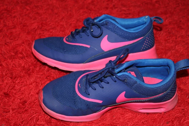 NIKE AIR Max Thea Damen Sneaker Neon Pink Blau Gr. 36 5 NIKE AIR