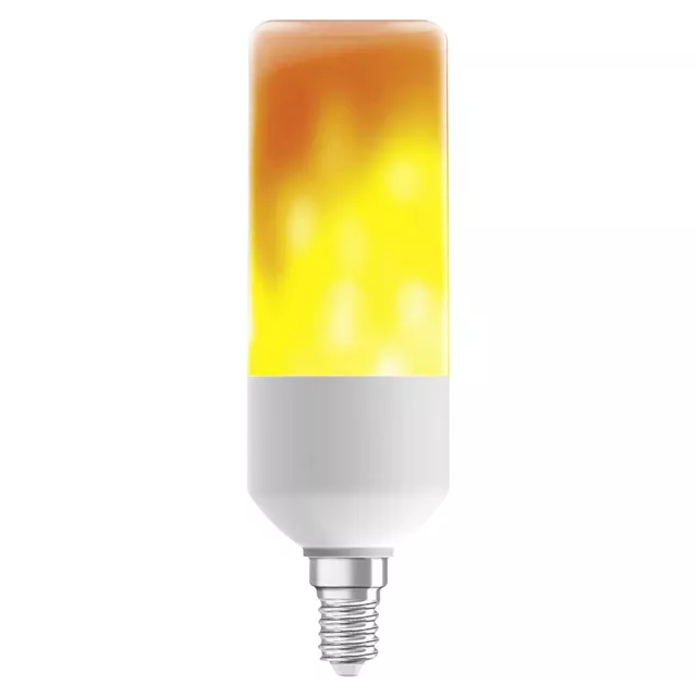 Osram LED Röhre 0,5W E14 matt extra warmweiß 1500K Feuer Effekt Flammenlampe