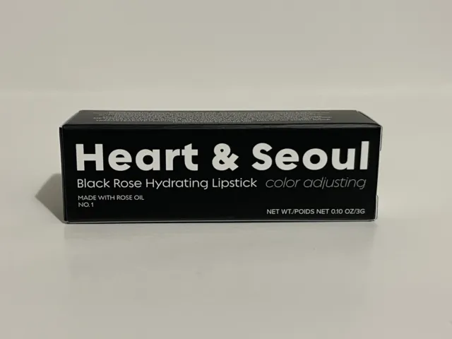 Lápiz labial The Beauty Spy Heart & Seoul Color Ajusting negro rosa nuevo en caja
