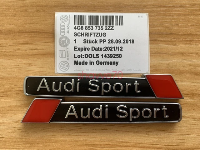 AUDI QUATTRO EMBLEM Logo Schriftzug Zeichen Kühlergrill A3 A4 A5 A6 A8