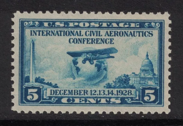 Scott 650- Mnh- 5c International Civil Aeronautics Conférence, 1928- Neuf Menthe
