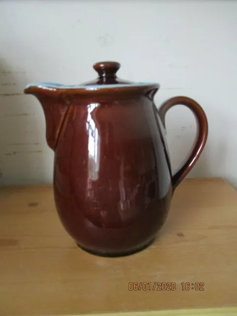 Denby Homestead Brown Coffee/Tea Pot 2 1/2 PINT