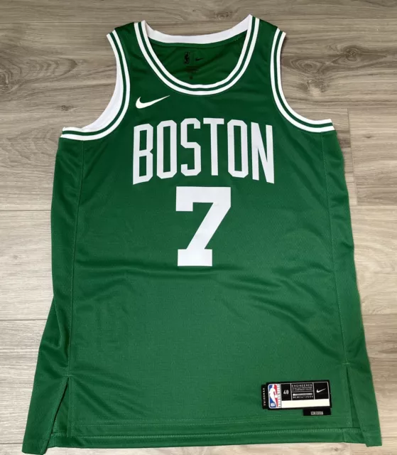 Men's Nike Jaylen Brown White Boston Celtics 2020/21 Swingman Player Jersey  - City Edition