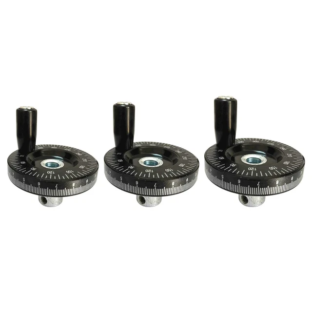 Volantino in Bachelite Solido 63mm per Fresatrice Tornio Accessorio Macchinari Controllo Manuale