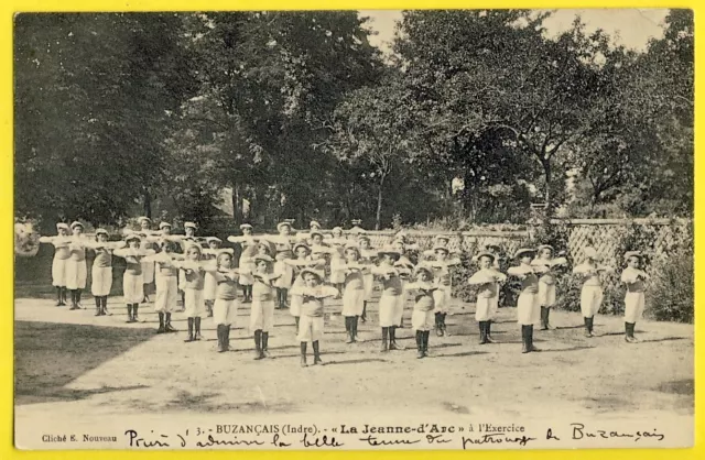 cpa Gymnastique 36 - PATRONAGE PAROISSIAL de BUZANÇAIS (Indre) La JEANNE d'ARC