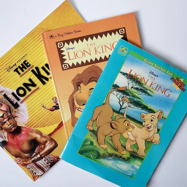 LOT WALT DISNEYS Lion King Giant Sticker Unused 2012 Theater Program