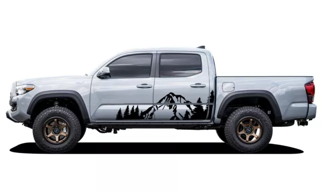 Door Mountain Decal For Toyota Tacoma TRD 4X4 Sport graphic sticker hill kit SR5