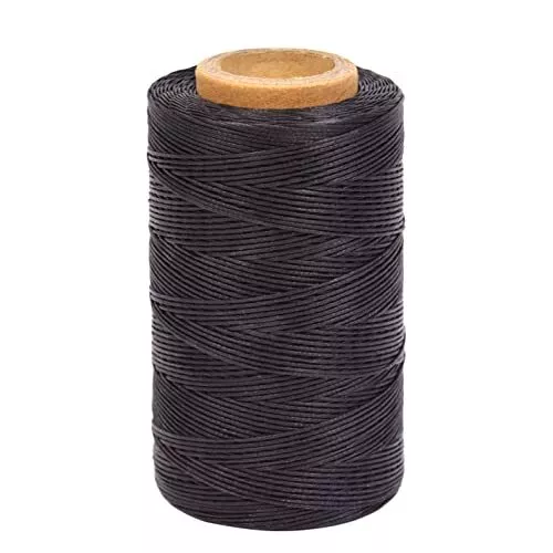 Waxed Thread 284 Yards 150D 0.8MM Leather Sewing Waxed Thread for Shoe Repair...