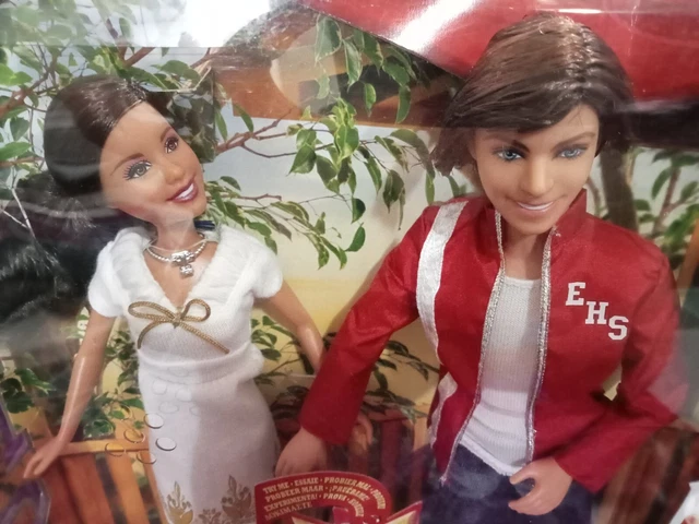 ZAC EFRON Disney High School Musical 3 Troy Gabriella Mattel