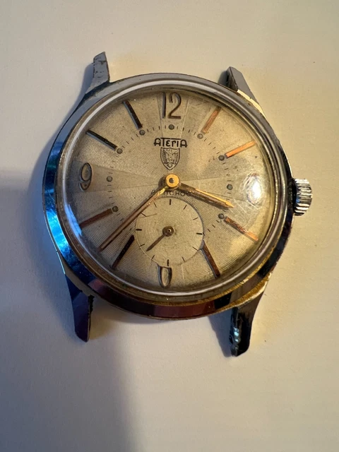 Montre De Poche Mécanique Ancienne RONAX – Cadran Argenté – Mouvement Manuel – Homme