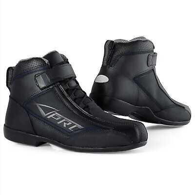 Winter Leather Waterproof Sport Boots Motorcycle Motorbike Boots Black 43
