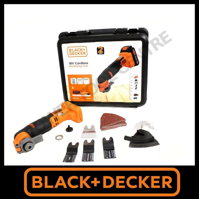 BLACK DECKER BDCOS18 18v Cordless Oscillating Multi Tool Case Body Only 69.99 PicClick UK