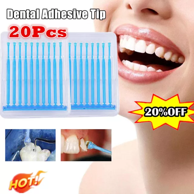 20X Dental Refill Bonding Stick Veneer Crown Matrice Adhesive Porcelain VeneerUK