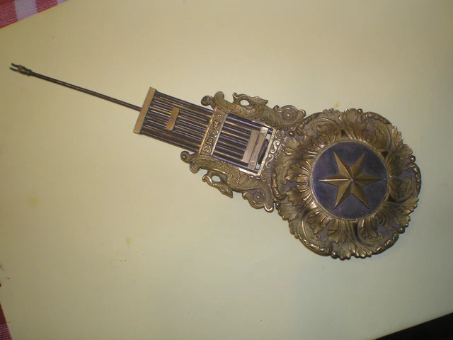 HORLOGE MOUVEMENT COMTOISE 3 Aiguilles Coq Du XVIIIe 18e Pierre