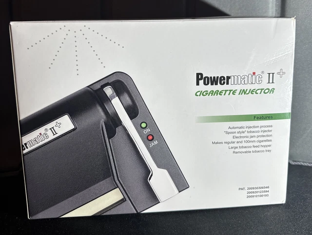POWERMATIC 2 PLUS Electric Cigarette Injector Machine PMATIC2 23 71 POWERMATIC 2 PLUS Electric Cigarette Injector Machine PMATIC2 23 71