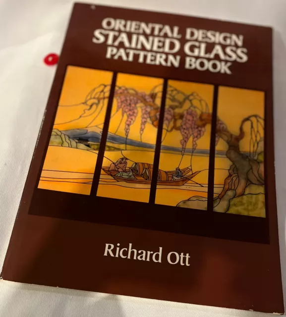 ORIENTAL DESIGN  Stained Glass Pattern Book by Richard Ott - 47 Pages - Stunning