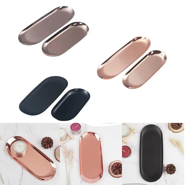 Vassoio di alta qualità 1 pz bellissimo nero/bronzo/oro rosa durevole squisito