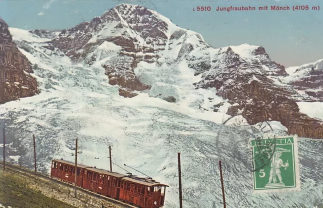 Schweiz - Jungfraubahn mit Mönch