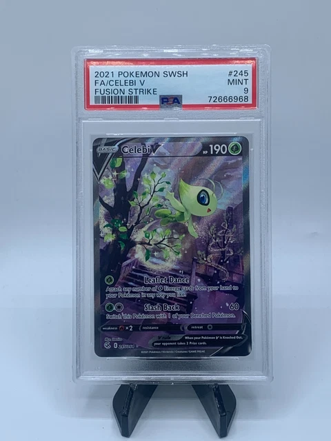 2021 Pokemon SWSH FA Celebi V Fusion Strike PSA 9