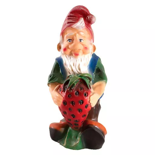 Garden Gnome Statue Large Figure Outdoor Lawn Ornament Yard Sculpture Strawberry