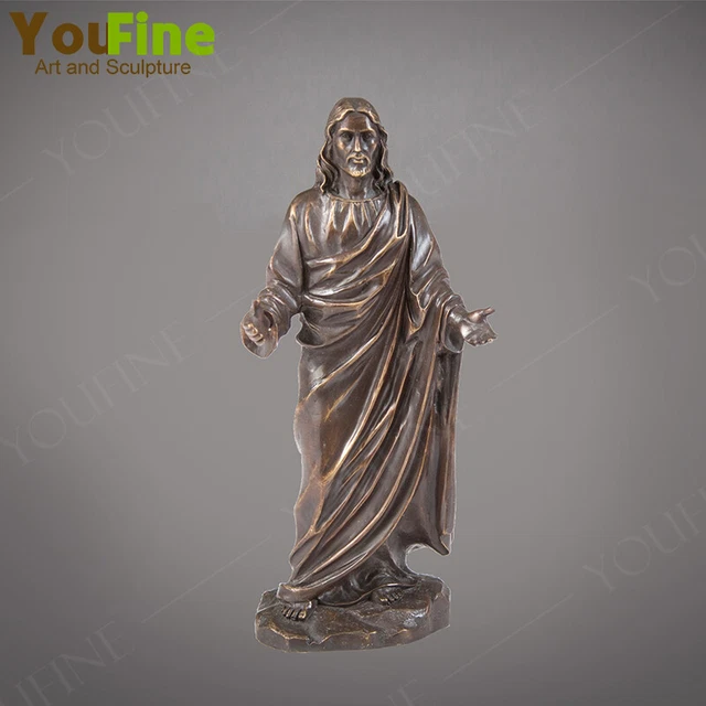Jesus Christ Blessing Statue Bronze Jesus Sculpture Art Crafrs Home Decor Gift