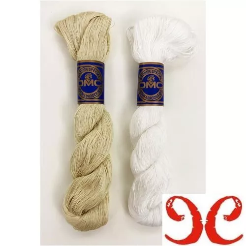 Cotone da ricamo Matassa 50 grammi DMC bianco ecru 20 - 25 - 30