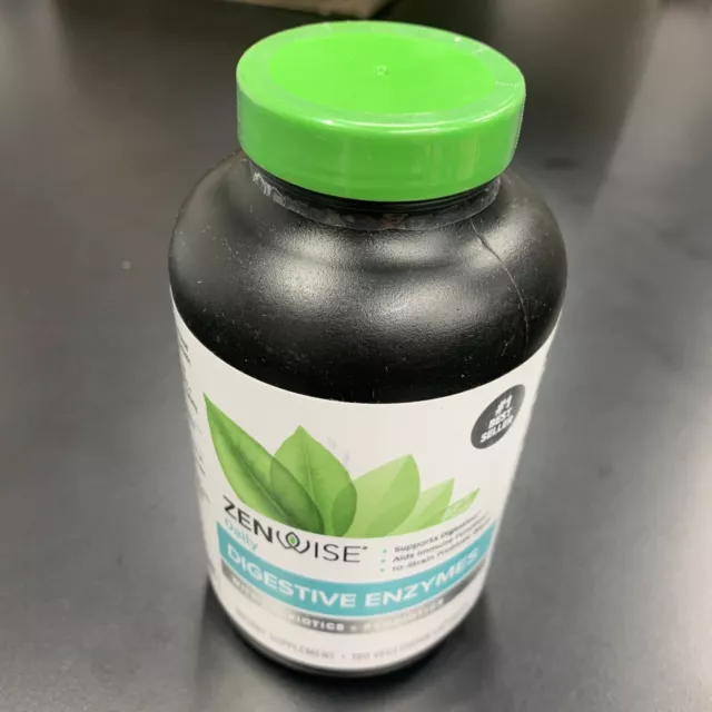 Zenwise Labs Digestive Enzymes Prebiotic + Probiotic Support -180 Ct Exp. 06/23