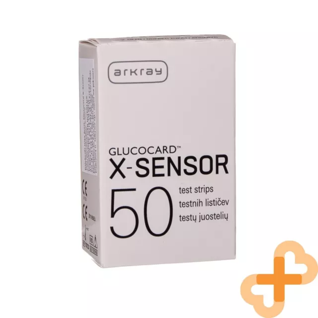 GLUCOCARD X-Sensor non-Calibrated Diagnostic Glucose Niveau Bandes 50 Pièces