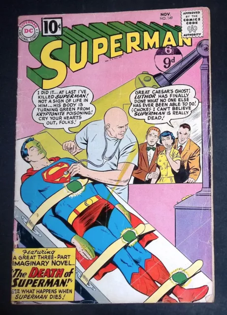 Superman #149 Silver Age DC Comics G