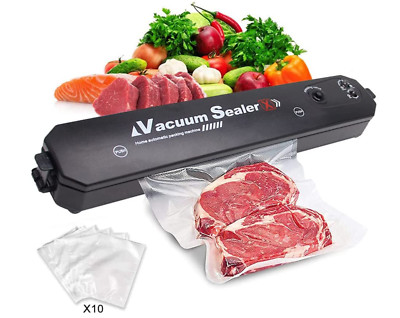 ALACRIS Macchina Sottovuoto per Alimenti Sigillatore Sottovuoto Automatica Macchina a Doppia Pompa Macchina Sottovuoto Professionale Ideale per Cibi Umidi e Secchi con 15 Sachetti 