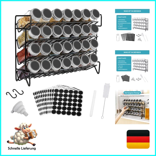 Utility Basics 4-stöckiges Drahtregal – 152x61x183 Cm, Max. 1.451 Kg Belastbar, Mit Rädern, Für Lager & Gewerbe