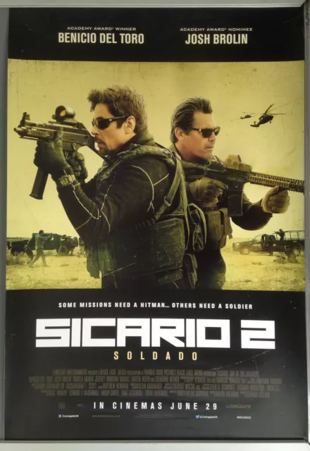Cinema Poster: SICARIO 2 SOLDADO 2018 (One Sheet) Benicio Del Toro Josh Brolin