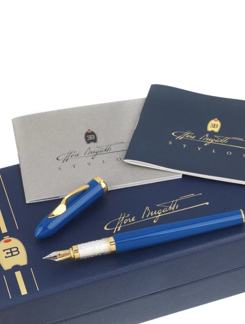 ETTORE BUGATTI PENNA STILOGRAFICA Pennino Oro 18 Kt. Rarità Montegrappa ETTORE BUGATTI PENNA STILOGRAFICA Pennino Oro 18 Kt. Rarità Montegrappa