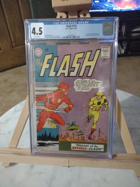 Flash #139 - D.C. Comics 1963 CGC 4.5 Origin and 1st app of Professor Zoom