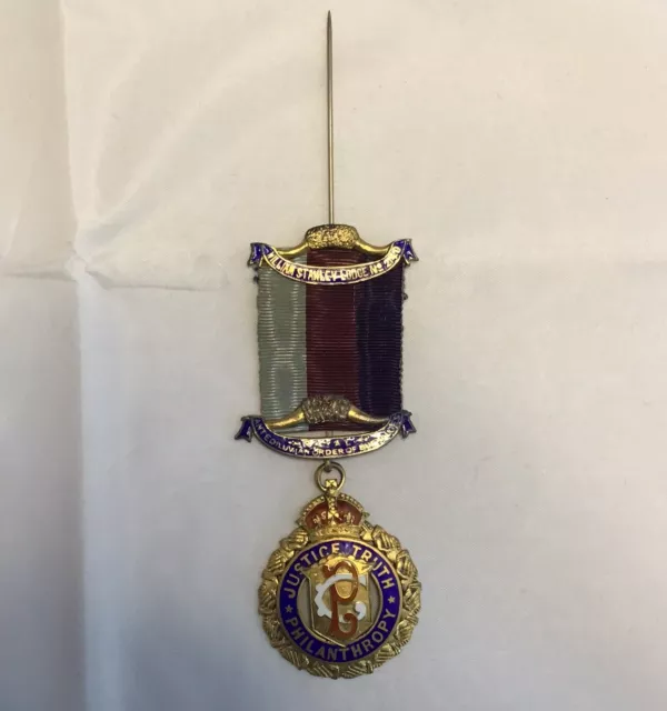 1920 RAOB Silver Gilt & Enamel Jewel by L Simpson William Stanley Lodge No. 2140