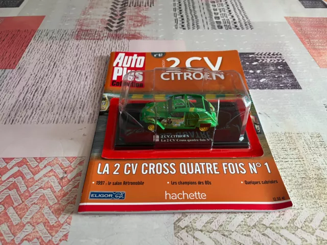 Citroen 2hp 2hp Cross Four Times N°1 Auto Plus Hachette 1/43 Miniature Car