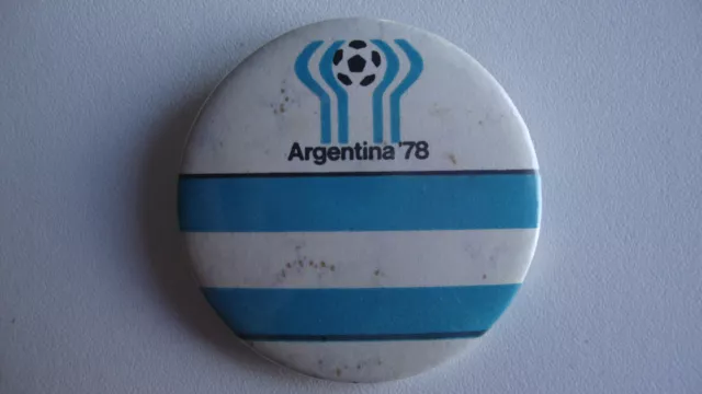 VINTAGE PIN FIFA WORLDCUP Argentina 78 Football CUP Épingle Stift PERNO ALFINETE