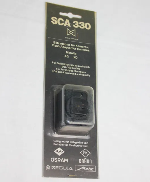 Metz SCA 330 Flash Adapter for Minolta XG XD New