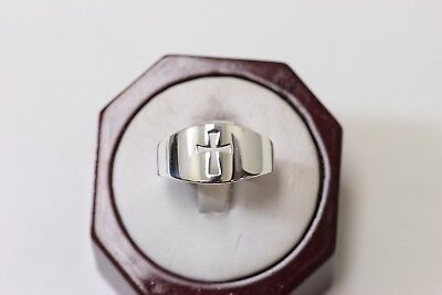 James Avery Sterling Silver Wide Crosslet Ring **Size 10.5** Retail $105