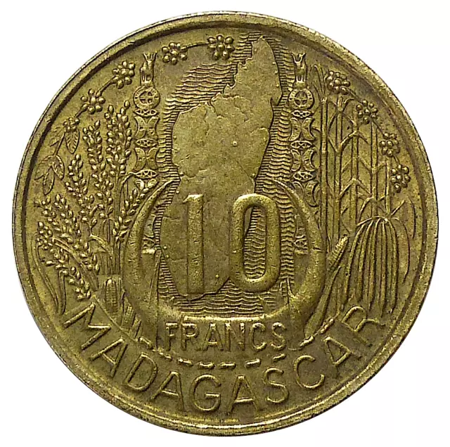 MADAGASCAR 10 Francs 1953