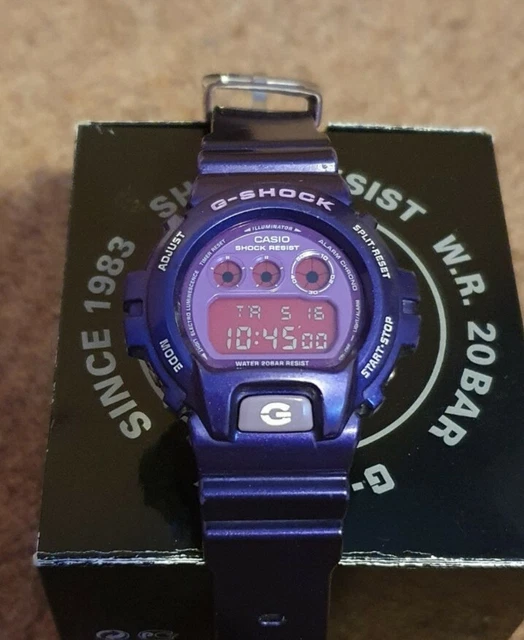 CASIO G SHOCK DW6900CC 6G Metallic Purple RARE Crazy Colors EUR 98