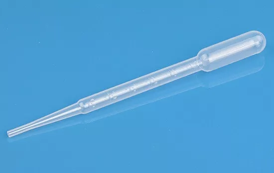 3.0ml pasteur pipettes (graduated) transfer pipettes eye dropper x6