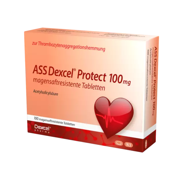 ASS Dexcel Protect 100 mg Tabletten bei..., 100 St. Tabletten 9318809