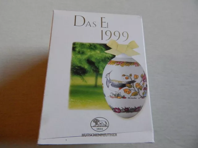 Osterdekoration Hutschenreuther Porzellan  Das Ei `99 Ostern Sammel Edition 1999