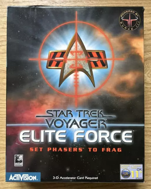 Star Trek Voyager Elite Force Big Box PC CD ACTIVISION