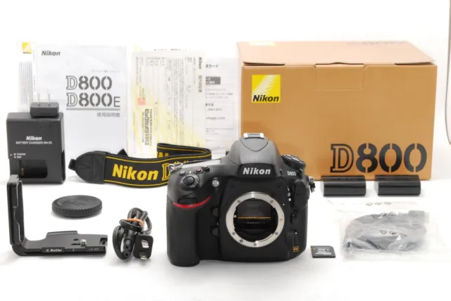 [MINT w/Box & SD card] Nikon D800 36.3MP Digital SLR Camera Body From JAPAN